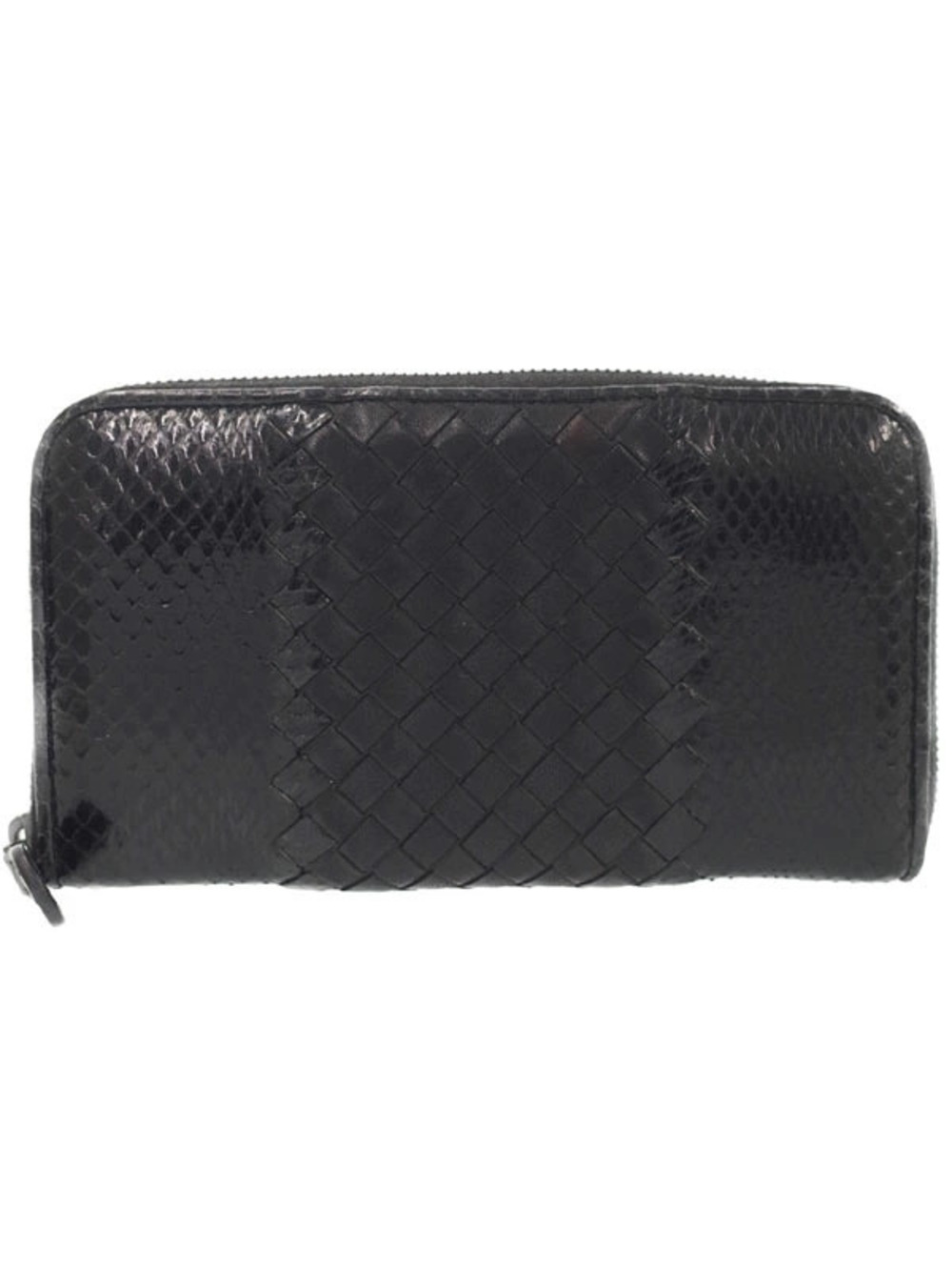 Bottega Veneta Intrecciato Round Zipper Long Wallet